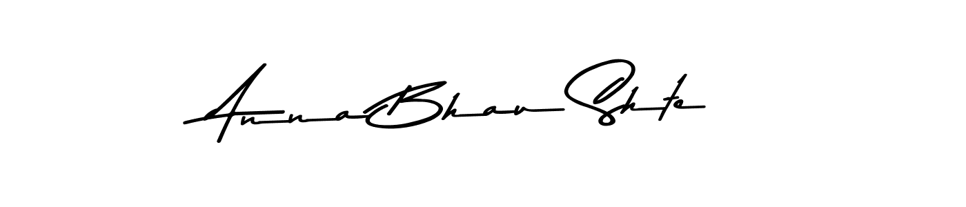 Design your own signature with our free online signature maker. With this signature software, you can create a handwritten (Asem Kandis PERSONAL USE) signature for name Anna Bhau Shte. Anna Bhau Shte signature style 9 images and pictures png