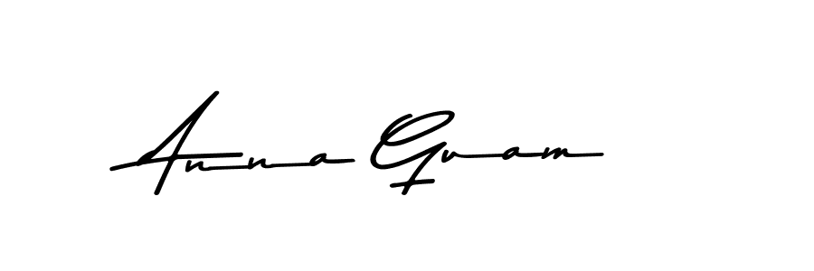 Anna Guam stylish signature style. Best Handwritten Sign (Asem Kandis PERSONAL USE) for my name. Handwritten Signature Collection Ideas for my name Anna Guam. Anna Guam signature style 9 images and pictures png