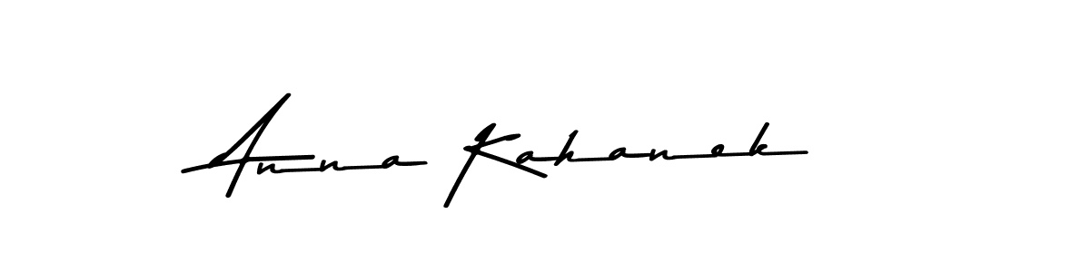 You should practise on your own different ways (Asem Kandis PERSONAL USE) to write your name (Anna Kahanek) in signature. don't let someone else do it for you. Anna Kahanek signature style 9 images and pictures png