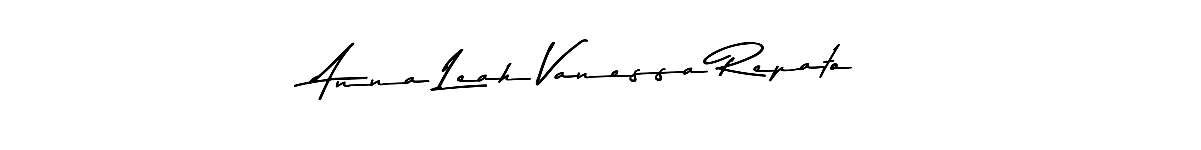 Use a signature maker to create a handwritten signature online. With this signature software, you can design (Asem Kandis PERSONAL USE) your own signature for name Anna Leah Vanessa Repato. Anna Leah Vanessa Repato signature style 9 images and pictures png