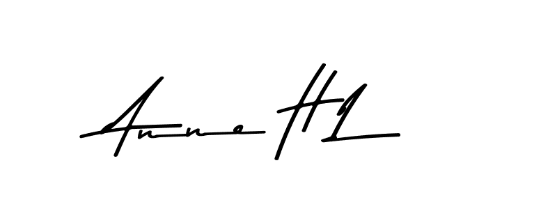 Make a beautiful signature design for name Anne H L. With this signature (Asem Kandis PERSONAL USE) style, you can create a handwritten signature for free. Anne H L signature style 9 images and pictures png