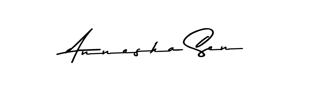 Annesha Sen stylish signature style. Best Handwritten Sign (Asem Kandis PERSONAL USE) for my name. Handwritten Signature Collection Ideas for my name Annesha Sen. Annesha Sen signature style 9 images and pictures png