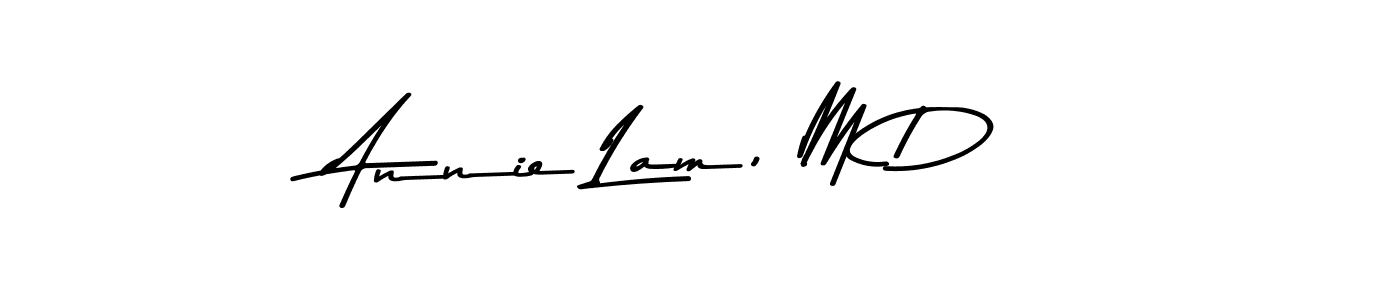 Similarly Asem Kandis PERSONAL USE is the best handwritten signature design. Signature creator online .You can use it as an online autograph creator for name Annie Lam, M D. Annie Lam, M D signature style 9 images and pictures png