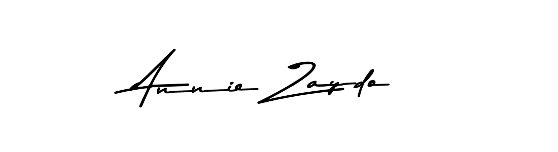 Annie Zaydo stylish signature style. Best Handwritten Sign (Asem Kandis PERSONAL USE) for my name. Handwritten Signature Collection Ideas for my name Annie Zaydo. Annie Zaydo signature style 9 images and pictures png