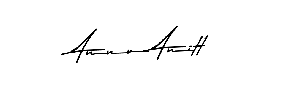 The best way (Asem Kandis PERSONAL USE) to make a short signature is to pick only two or three words in your name. The name Annu Anitt include a total of six letters. For converting this name. Annu Anitt signature style 9 images and pictures png