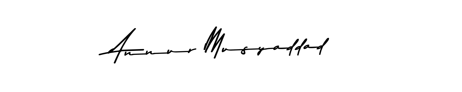 Make a beautiful signature design for name Annur Musyaddad. Use this online signature maker to create a handwritten signature for free. Annur Musyaddad signature style 9 images and pictures png