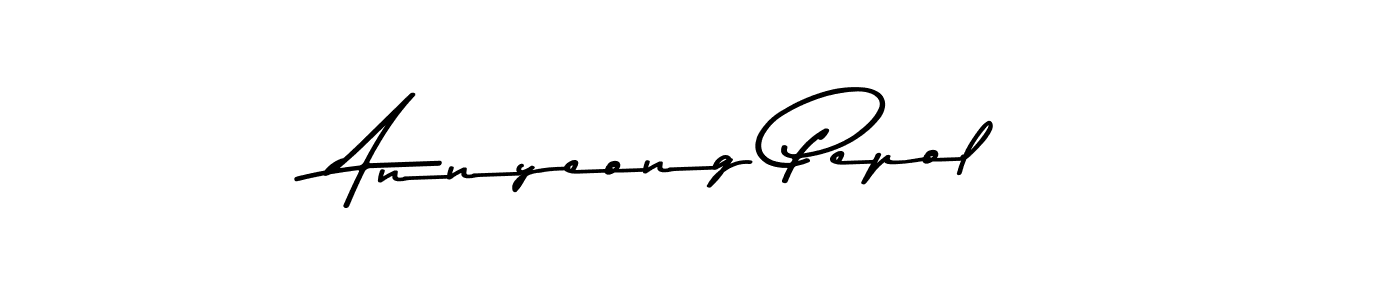 You should practise on your own different ways (Asem Kandis PERSONAL USE) to write your name (Annyeong Pepol) in signature. don't let someone else do it for you. Annyeong Pepol signature style 9 images and pictures png