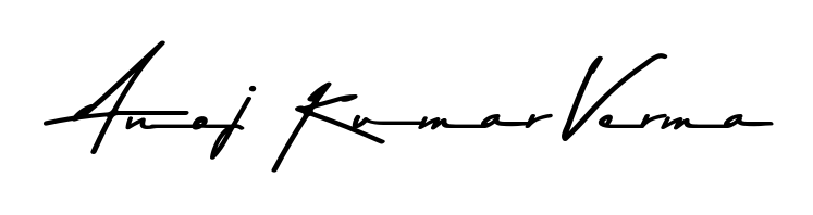 How to make Anoj Kumar Verma name signature. Use Asem Kandis PERSONAL USE style for creating short signs online. This is the latest handwritten sign. Anoj Kumar Verma signature style 9 images and pictures png