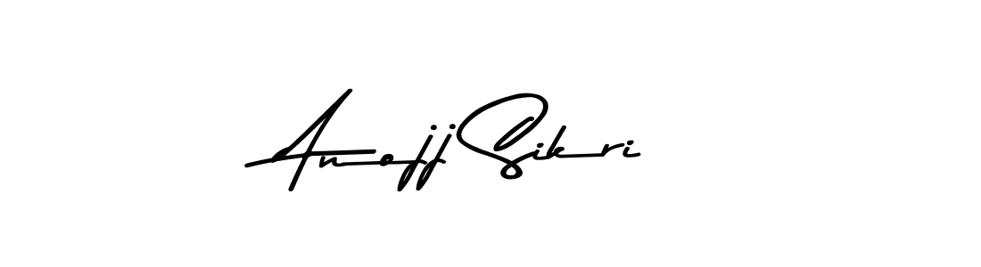 Also You can easily find your signature by using the search form. We will create Anojj Sikri name handwritten signature images for you free of cost using Asem Kandis PERSONAL USE sign style. Anojj Sikri signature style 9 images and pictures png