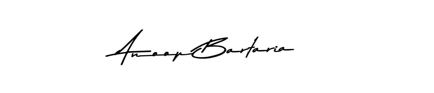 Use a signature maker to create a handwritten signature online. With this signature software, you can design (Asem Kandis PERSONAL USE) your own signature for name Anoop Bartaria. Anoop Bartaria signature style 9 images and pictures png