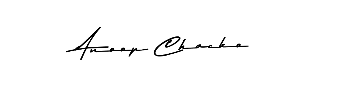 Use a signature maker to create a handwritten signature online. With this signature software, you can design (Asem Kandis PERSONAL USE) your own signature for name Anoop Chacko. Anoop Chacko signature style 9 images and pictures png