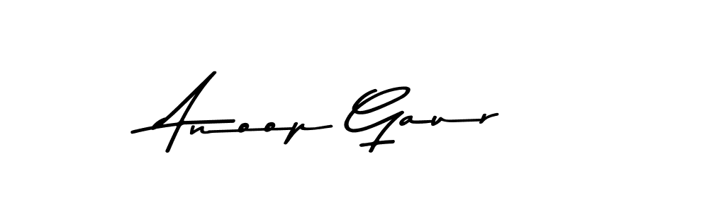 Anoop Gaur stylish signature style. Best Handwritten Sign (Asem Kandis PERSONAL USE) for my name. Handwritten Signature Collection Ideas for my name Anoop Gaur. Anoop Gaur signature style 9 images and pictures png