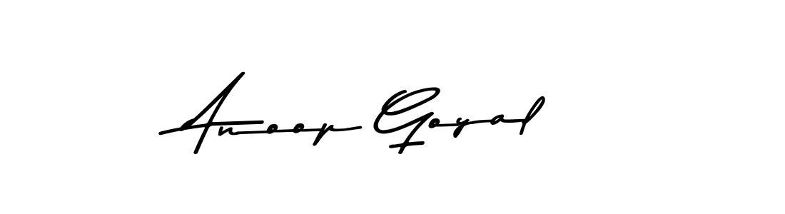 Also You can easily find your signature by using the search form. We will create Anoop Goyal name handwritten signature images for you free of cost using Asem Kandis PERSONAL USE sign style. Anoop Goyal signature style 9 images and pictures png