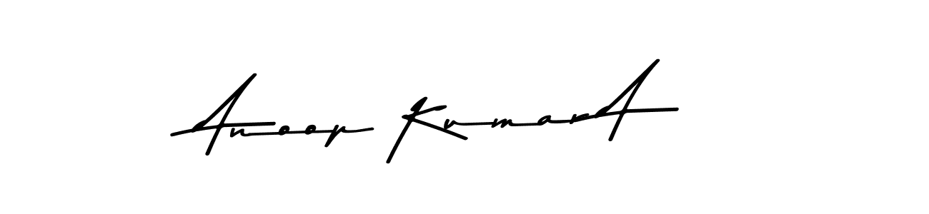 Make a beautiful signature design for name Anoop Kumar A. Use this online signature maker to create a handwritten signature for free. Anoop Kumar A signature style 9 images and pictures png