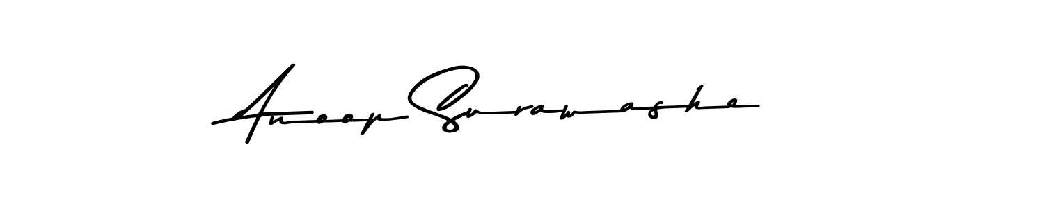 How to make Anoop Surawashe signature? Asem Kandis PERSONAL USE is a professional autograph style. Create handwritten signature for Anoop Surawashe name. Anoop Surawashe signature style 9 images and pictures png