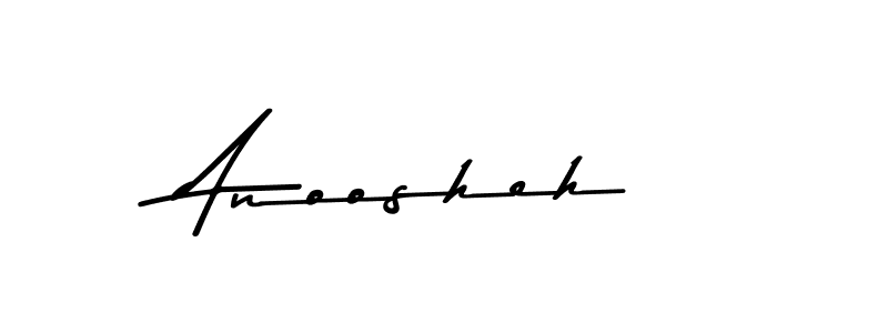 How to make Anoosheh name signature. Use Asem Kandis PERSONAL USE style for creating short signs online. This is the latest handwritten sign. Anoosheh signature style 9 images and pictures png