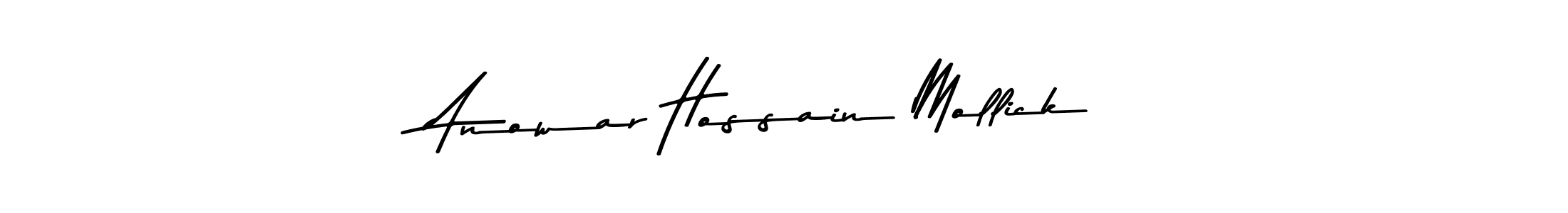 You should practise on your own different ways (Asem Kandis PERSONAL USE) to write your name (Anowar Hossain Mollick) in signature. don't let someone else do it for you. Anowar Hossain Mollick signature style 9 images and pictures png