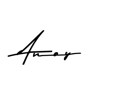 Design your own signature with our free online signature maker. With this signature software, you can create a handwritten (Asem Kandis PERSONAL USE) signature for name Anoy. Anoy signature style 9 images and pictures png