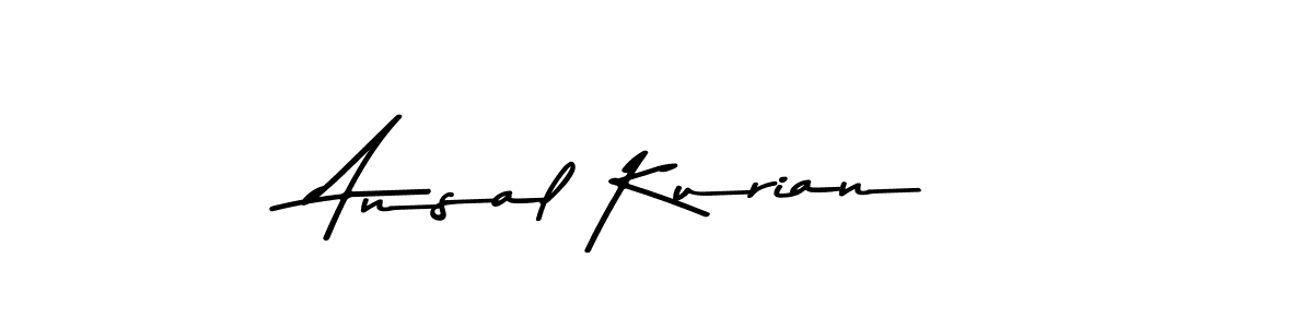 You should practise on your own different ways (Asem Kandis PERSONAL USE) to write your name (Ansal Kurian) in signature. don't let someone else do it for you. Ansal Kurian signature style 9 images and pictures png