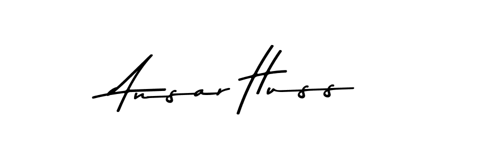 Ansar Huss stylish signature style. Best Handwritten Sign (Asem Kandis PERSONAL USE) for my name. Handwritten Signature Collection Ideas for my name Ansar Huss. Ansar Huss signature style 9 images and pictures png