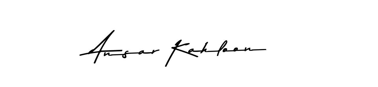 The best way (Asem Kandis PERSONAL USE) to make a short signature is to pick only two or three words in your name. The name Ansar Kahloon include a total of six letters. For converting this name. Ansar Kahloon signature style 9 images and pictures png