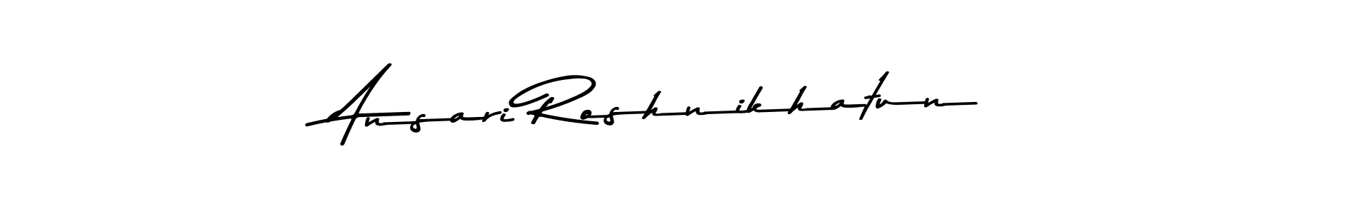 You should practise on your own different ways (Asem Kandis PERSONAL USE) to write your name (Ansari Roshnikhatun) in signature. don't let someone else do it for you. Ansari Roshnikhatun signature style 9 images and pictures png