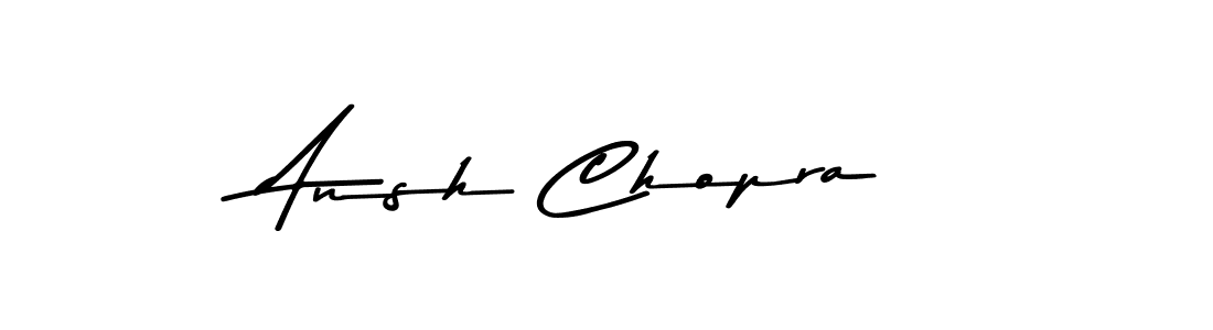 You should practise on your own different ways (Asem Kandis PERSONAL USE) to write your name (Ansh Chopra) in signature. don't let someone else do it for you. Ansh Chopra signature style 9 images and pictures png