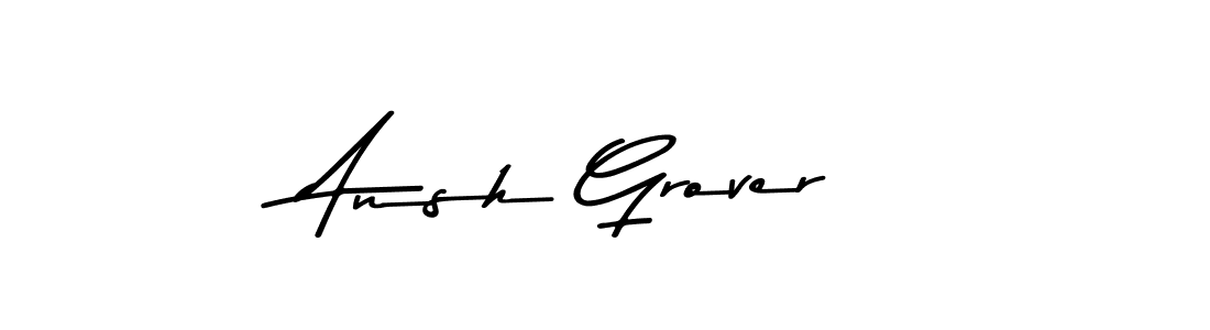 Make a beautiful signature design for name Ansh Grover. With this signature (Asem Kandis PERSONAL USE) style, you can create a handwritten signature for free. Ansh Grover signature style 9 images and pictures png