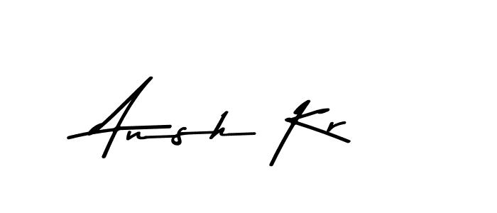 You should practise on your own different ways (Asem Kandis PERSONAL USE) to write your name (Ansh Kr) in signature. don't let someone else do it for you. Ansh Kr signature style 9 images and pictures png