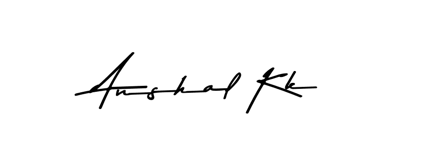 Use a signature maker to create a handwritten signature online. With this signature software, you can design (Asem Kandis PERSONAL USE) your own signature for name Anshal Kk. Anshal Kk signature style 9 images and pictures png