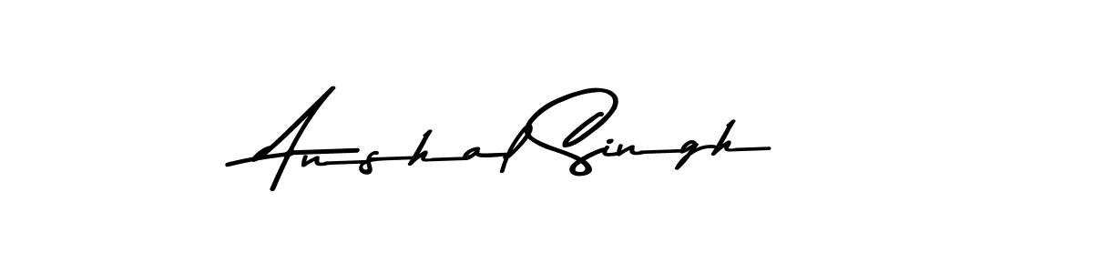 The best way (Asem Kandis PERSONAL USE) to make a short signature is to pick only two or three words in your name. The name Anshal Singh include a total of six letters. For converting this name. Anshal Singh signature style 9 images and pictures png