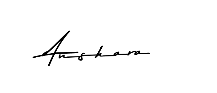 Make a beautiful signature design for name Anshara. With this signature (Asem Kandis PERSONAL USE) style, you can create a handwritten signature for free. Anshara signature style 9 images and pictures png