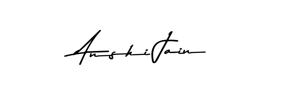 Make a beautiful signature design for name Anshi Jain. Use this online signature maker to create a handwritten signature for free. Anshi Jain signature style 9 images and pictures png