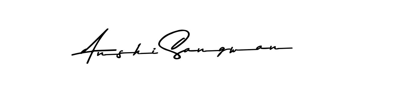 Here are the top 10 professional signature styles for the name Anshi Sangwan. These are the best autograph styles you can use for your name. Anshi Sangwan signature style 9 images and pictures png