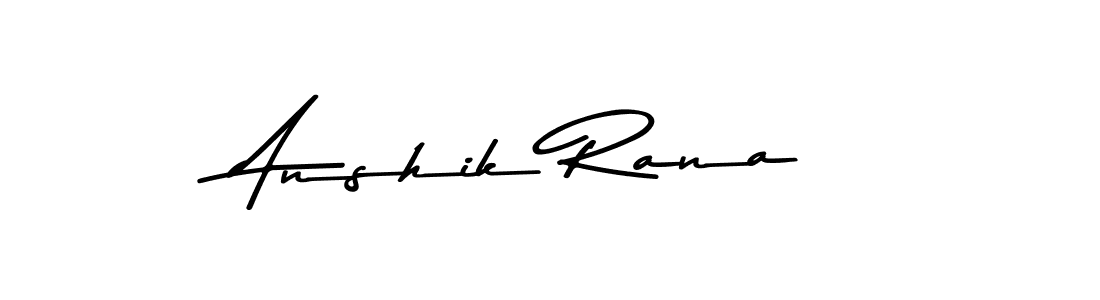 Anshik Rana stylish signature style. Best Handwritten Sign (Asem Kandis PERSONAL USE) for my name. Handwritten Signature Collection Ideas for my name Anshik Rana. Anshik Rana signature style 9 images and pictures png