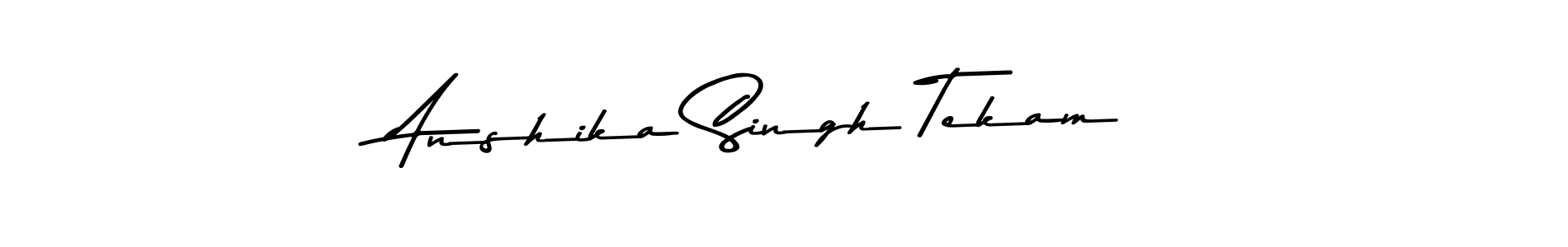 Also You can easily find your signature by using the search form. We will create Anshika Singh Tekam name handwritten signature images for you free of cost using Asem Kandis PERSONAL USE sign style. Anshika Singh Tekam signature style 9 images and pictures png