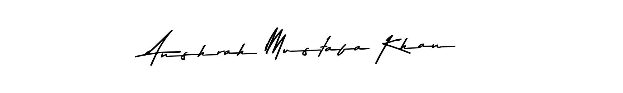 Similarly Asem Kandis PERSONAL USE is the best handwritten signature design. Signature creator online .You can use it as an online autograph creator for name Anshrah Mustafa Khan. Anshrah Mustafa Khan signature style 9 images and pictures png