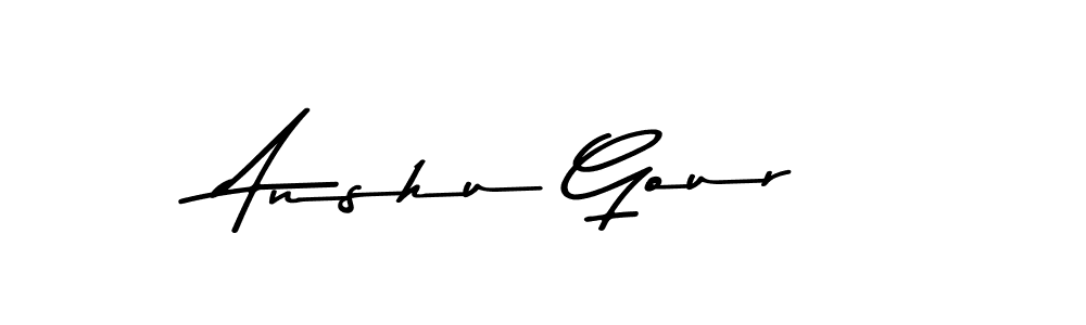 Make a beautiful signature design for name Anshu Gour. Use this online signature maker to create a handwritten signature for free. Anshu Gour signature style 9 images and pictures png