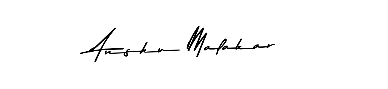 Use a signature maker to create a handwritten signature online. With this signature software, you can design (Asem Kandis PERSONAL USE) your own signature for name Anshu Malakar. Anshu Malakar signature style 9 images and pictures png
