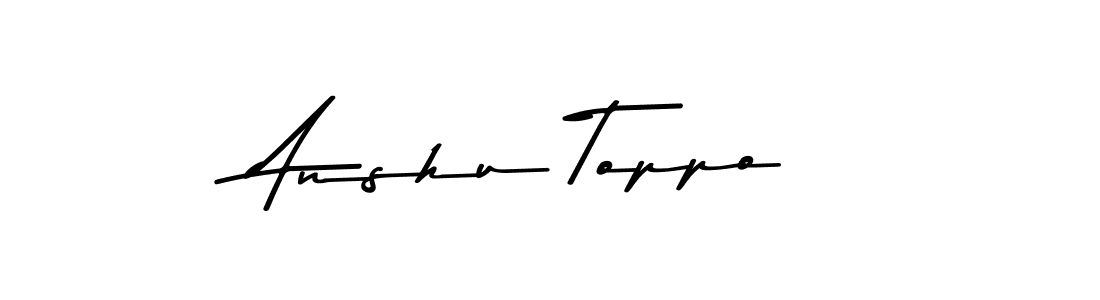 How to make Anshu Toppo signature? Asem Kandis PERSONAL USE is a professional autograph style. Create handwritten signature for Anshu Toppo name. Anshu Toppo signature style 9 images and pictures png