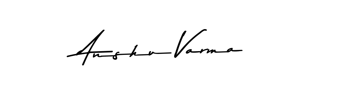 Make a beautiful signature design for name Anshu Varma. Use this online signature maker to create a handwritten signature for free. Anshu Varma signature style 9 images and pictures png