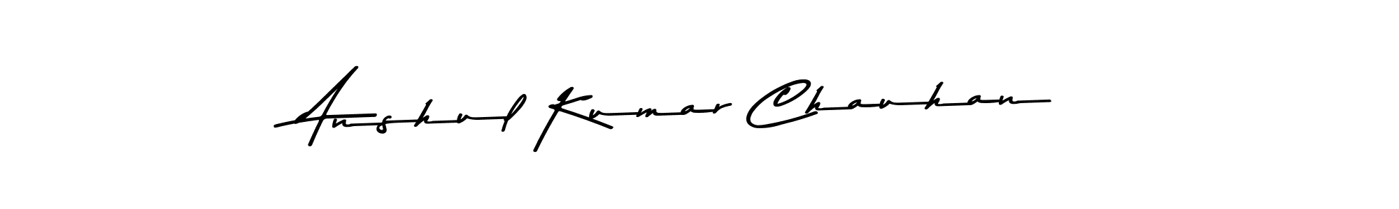 Design your own signature with our free online signature maker. With this signature software, you can create a handwritten (Asem Kandis PERSONAL USE) signature for name Anshul Kumar Chauhan. Anshul Kumar Chauhan signature style 9 images and pictures png