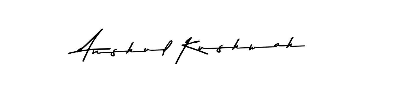 Design your own signature with our free online signature maker. With this signature software, you can create a handwritten (Asem Kandis PERSONAL USE) signature for name Anshul Kushwah. Anshul Kushwah signature style 9 images and pictures png