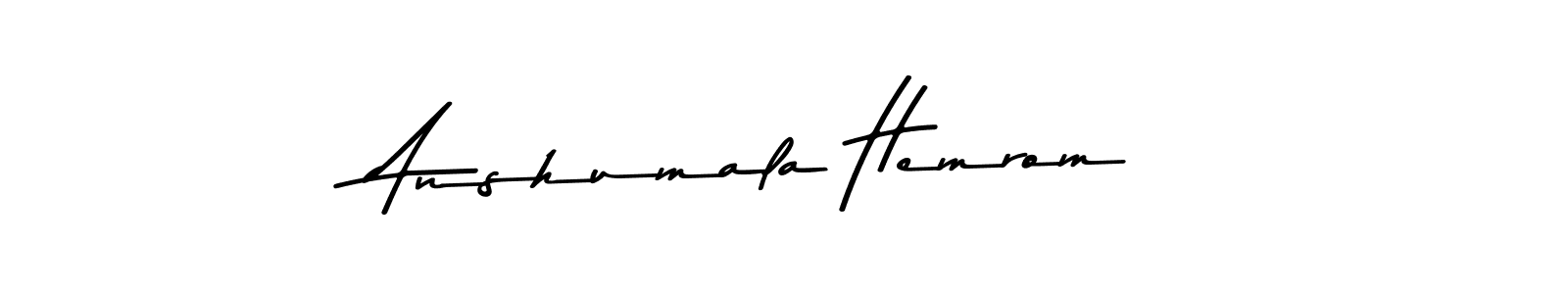 Use a signature maker to create a handwritten signature online. With this signature software, you can design (Asem Kandis PERSONAL USE) your own signature for name Anshumala Hemrom. Anshumala Hemrom signature style 9 images and pictures png