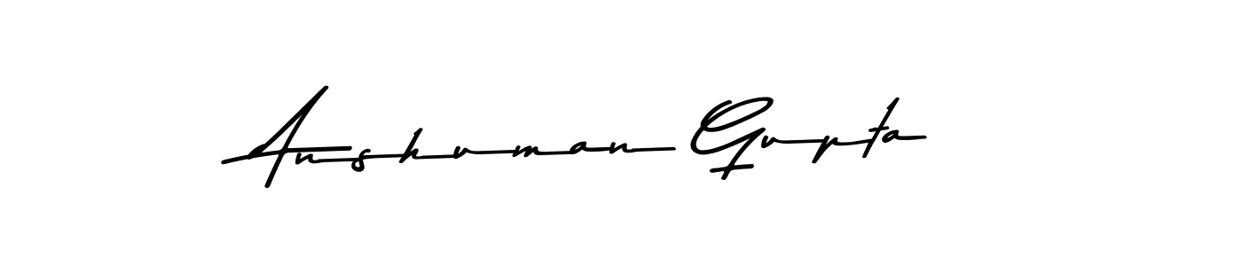 Similarly Asem Kandis PERSONAL USE is the best handwritten signature design. Signature creator online .You can use it as an online autograph creator for name Anshuman Gupta. Anshuman Gupta signature style 9 images and pictures png