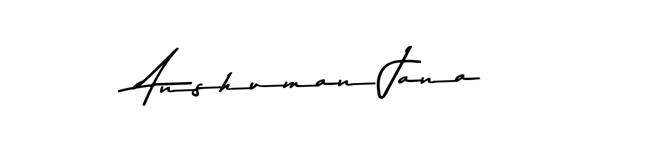 Make a beautiful signature design for name Anshuman Jana. With this signature (Asem Kandis PERSONAL USE) style, you can create a handwritten signature for free. Anshuman Jana signature style 9 images and pictures png