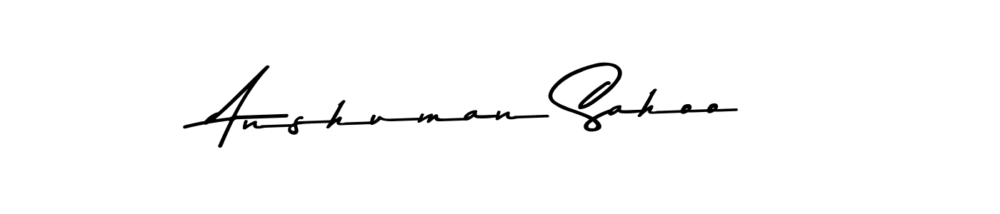 Create a beautiful signature design for name Anshuman Sahoo. With this signature (Asem Kandis PERSONAL USE) fonts, you can make a handwritten signature for free. Anshuman Sahoo signature style 9 images and pictures png