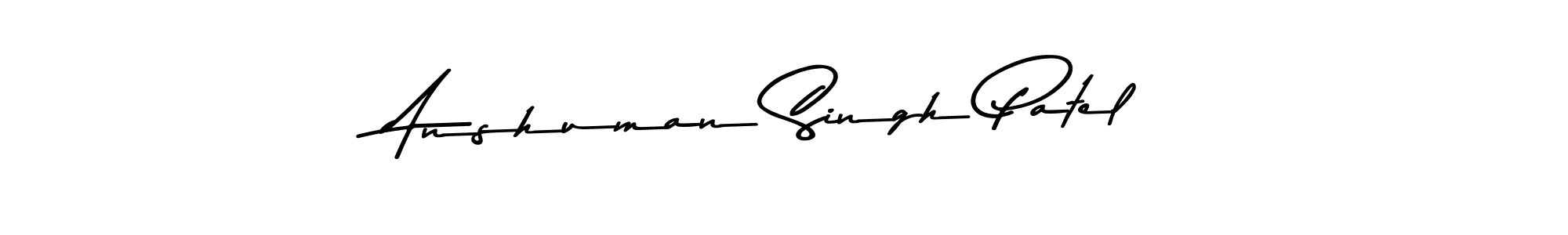 Create a beautiful signature design for name Anshuman Singh Patel. With this signature (Asem Kandis PERSONAL USE) fonts, you can make a handwritten signature for free. Anshuman Singh Patel signature style 9 images and pictures png