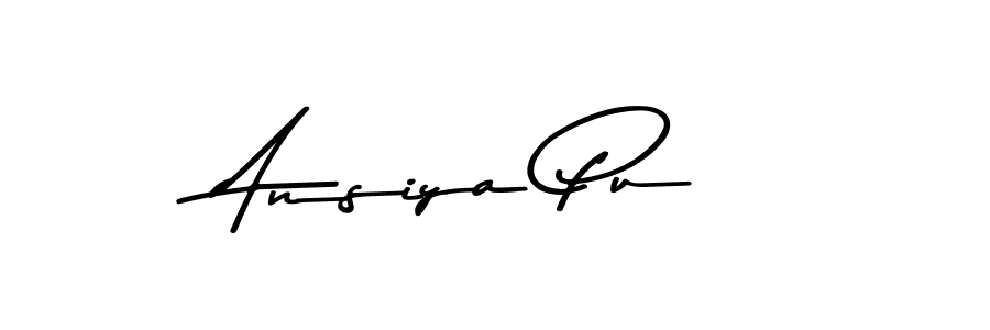 Similarly Asem Kandis PERSONAL USE is the best handwritten signature design. Signature creator online .You can use it as an online autograph creator for name Ansiya Pu. Ansiya Pu signature style 9 images and pictures png