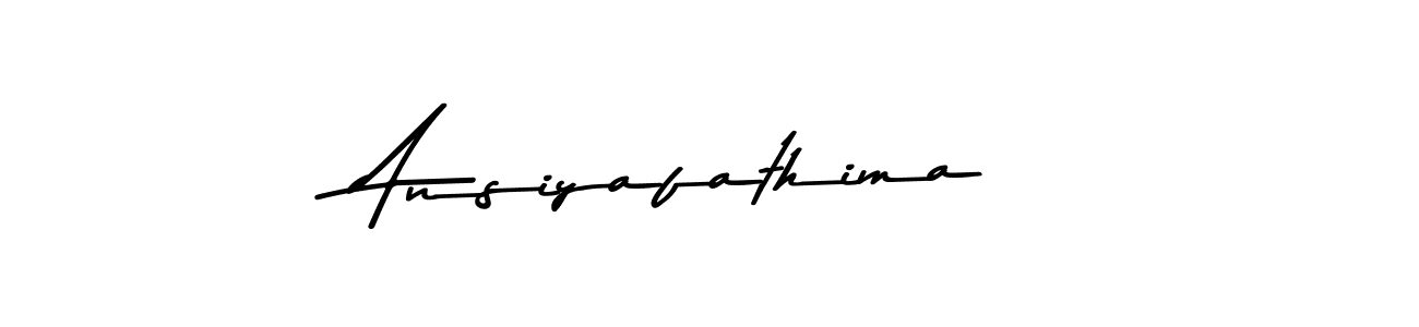 Ansiyafathima stylish signature style. Best Handwritten Sign (Asem Kandis PERSONAL USE) for my name. Handwritten Signature Collection Ideas for my name Ansiyafathima. Ansiyafathima signature style 9 images and pictures png